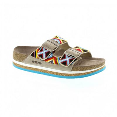 Multicoloured matoaka kara sandals